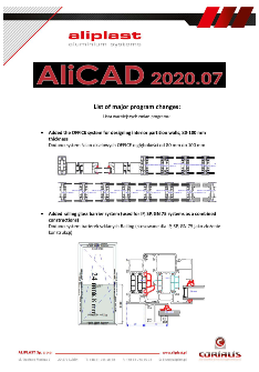  Update AliCAD 07.2020