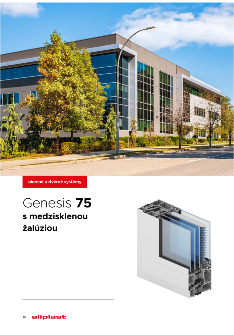 Genesis 75 s medzisklenou žalúziou 