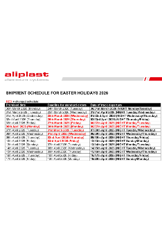 Zmeny harmonogramu zásielok Veľkonočné sviatky 2026