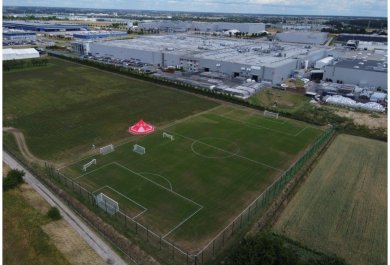 Priateľský zápas medzi zamestnancami skupiny Aliplast o pohár prezidenta skupiny Aliplast