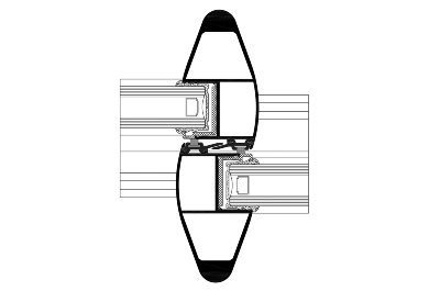 Slide Plus - rez spojom krídlo-krídlo