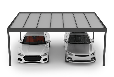 CARPORT ECO (prístrešok pre dve autá)