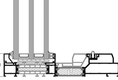 Rez pri pevnej výplni MEGAGLIDE Monorail (MG610)